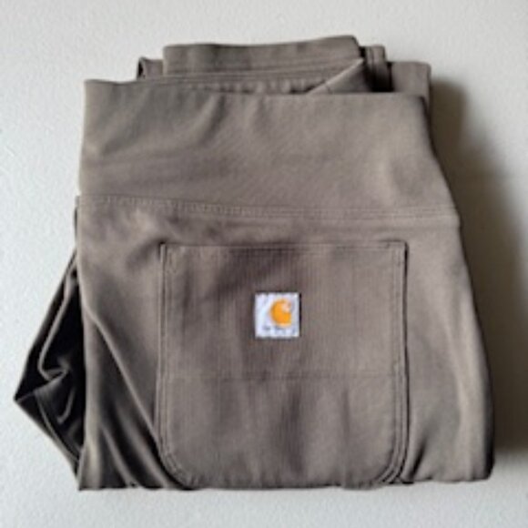 Women's Carhartt Medium Weight Leggings - Color, TAN. Size LARGE TALL - Picture 1 of 8